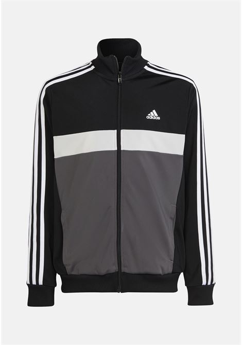 Black acetate tracksuit for boys and girls ADIDAS PERFORMANCE | HR6406.